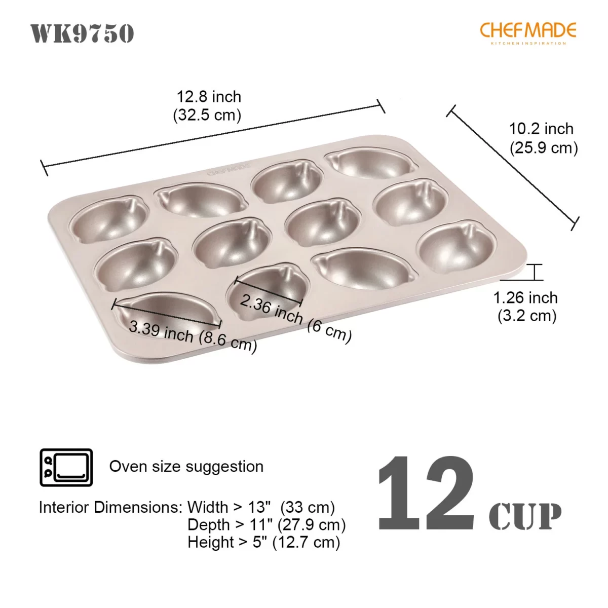 WK9750a - <pre id="tw-target-text" class="tw-data-text tw-text-large tw-ta" dir="ltr" data-placeholder="คำแปล"><span class="Y2IQFc" lang="th">รายละเอียดสินค้า ด้านนอกสูงสุด: 10.2 x 12.8 x 1.3 นิ้ว (25.8 x 32.6 x 3.2 ซม.) ถ้วยด้านในสูงสุด: 2.2 x 3.1 นิ้ว (5.5 x 8 ซม.) วัสดุ: เหล็กคาร์บอน 0.8 มม การเคลือบ: ซิลิโคนเกรดอาหาร (Non-Teflon, LEAD/PTFE/PFOA/APEO-Free) น้ำหนัก 725 กรัม</span></pre> -